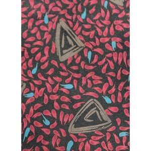 Valentino Pietro Silk Tie Italy Black Red Blue Bro